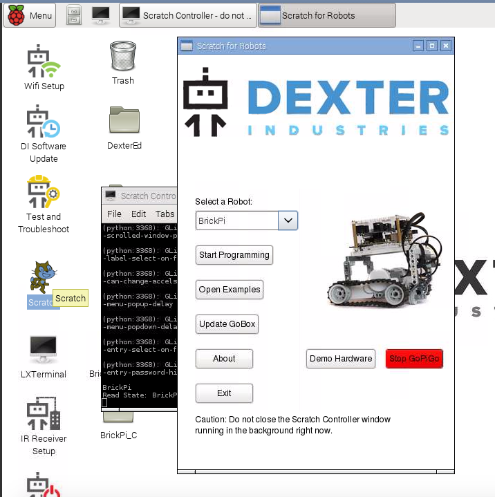 Basic Scratch Robot - Dexter Industries
