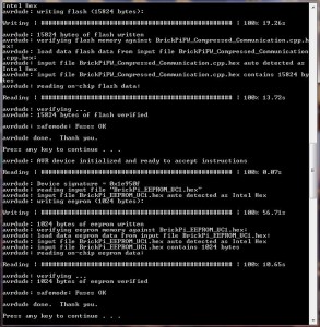 How To Flash New BrickPi Firmware Using An AVR Programmer